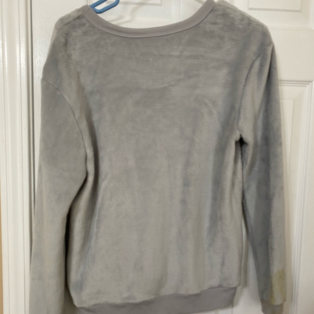 Gold Rush “Not a Morning Person” plush sweater - Picture 2 of 3